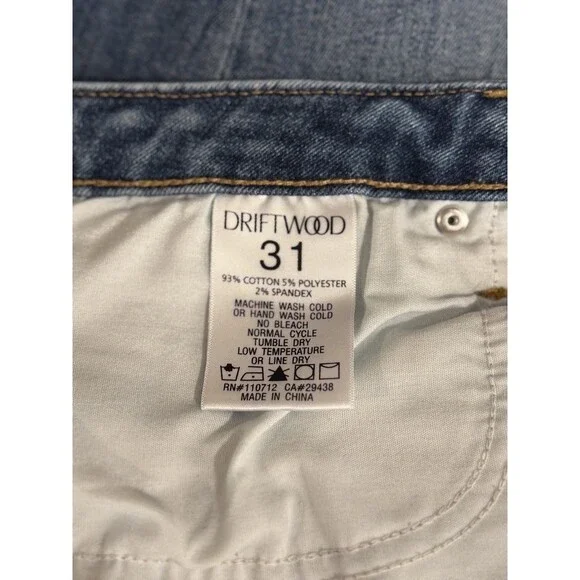 NWT Driftwood Womens Jeans Blue Kelly Bootcut Floral Embroidered Boho Size 31 - Picture 4 of 9